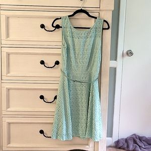 Seafoam green cocktail dress